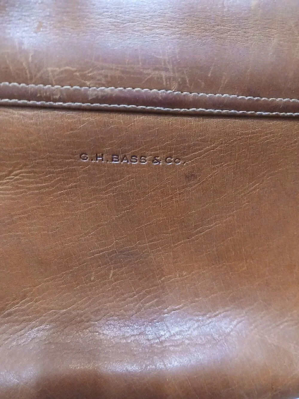 G.H.Bass & Co. Leather Satchel🤎